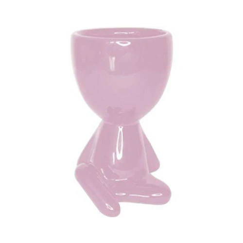 Vaso de porcelana cabeça corpinho 12cm