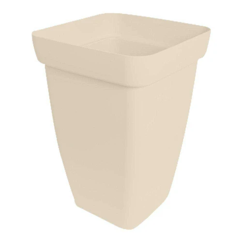 Vaso plástico coluna floratta G 34 litros 52x32cm areia Rischioto