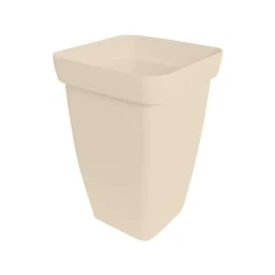 Vaso plástico coluna floratta 14 litros 39x25cm areia Rischioto