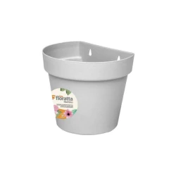 Vaso plástico para parede floratta n°20 3000ml areia Rischioto