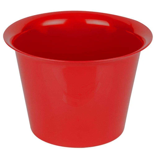 Vaso acrílico redondo mini cachepot 6x4,5cm cores sortidas Plastserv