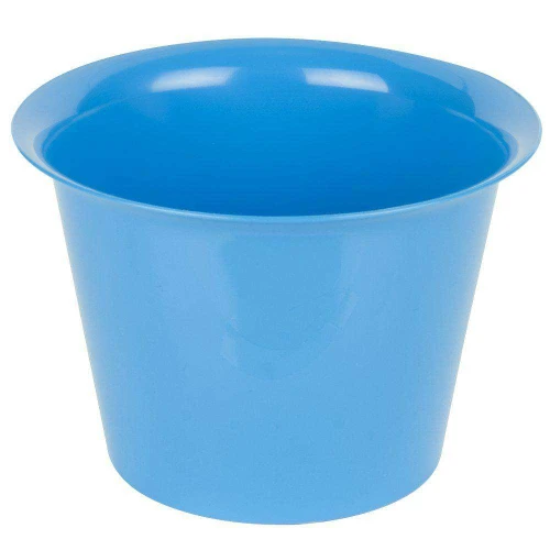 Vaso acrílico redondo cachepot violeta 8,5x8cm cores sortidas Plastserv