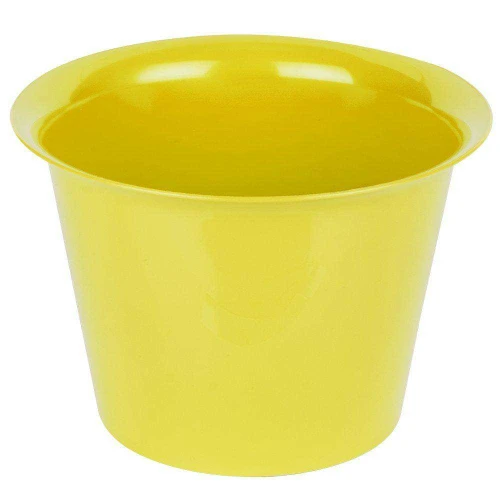 Vaso acrílico redondo mini cachepot 6x4,5cm cores sortidas Plastserv