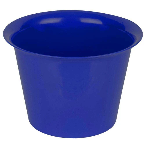 Vaso acrílico redondo cachepot violeta 8,5x8cm cores sortidas Plastserv