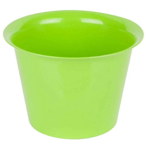 Vaso acrílico redondo mini cachepot 6x4,5cm cores sortidas Plastserv