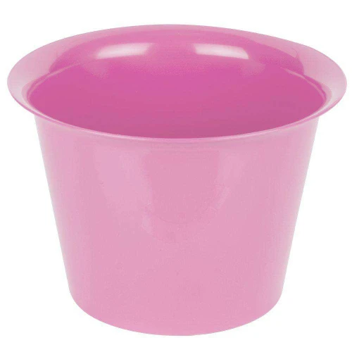 Vaso acrílico redondo cachepot violeta 8,5x8cm cores sortidas Plastserv