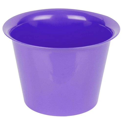 Vaso acrílico redondo mini cachepot 6x4,5cm cores sortidas Plastserv