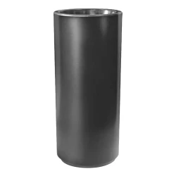 Vaso plástico Classic cilindrico 55cm preto Nutriplast