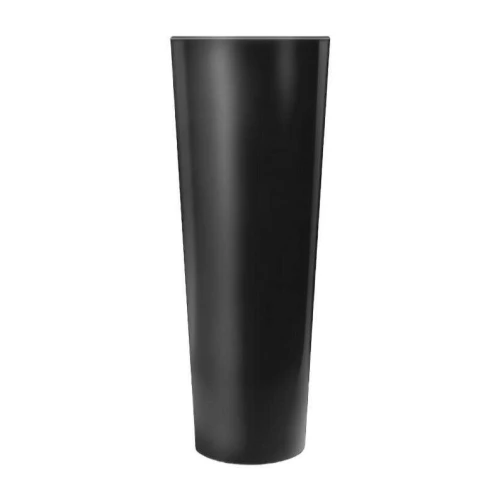 Vaso plástico Classic cone 70cm preto Nutriplast