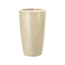 Vaso plástico Classic cônico 46cm areia Nutriplast