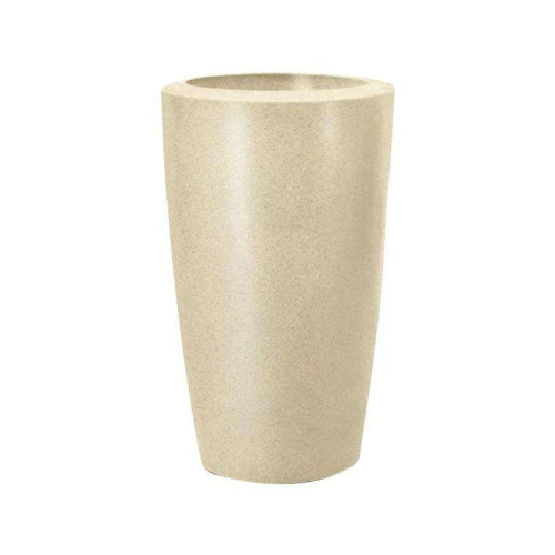 Vaso plástico Classic cônico 46cm areia Nutriplast