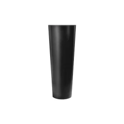 Vaso plástico classic cone 30cm preto Nutriplan