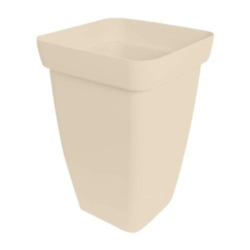 Vaso plástico coluna floratta M 22 litros 44x28cm areia Rischioto