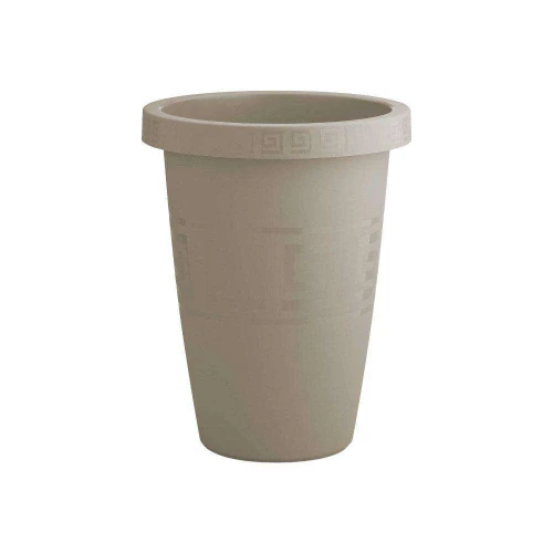 Vaso plástico cone grego 05 litros areia Plasmont