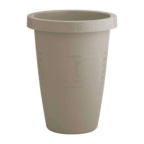 Vaso plástico cone grego 21 litros areia Plasmont