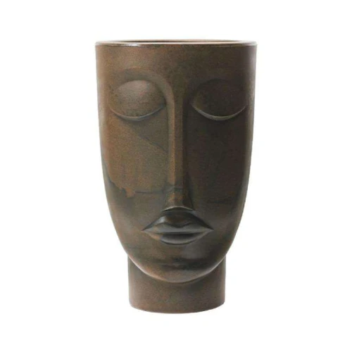 Vaso plástico face homem 36cm cobre Nutriplan