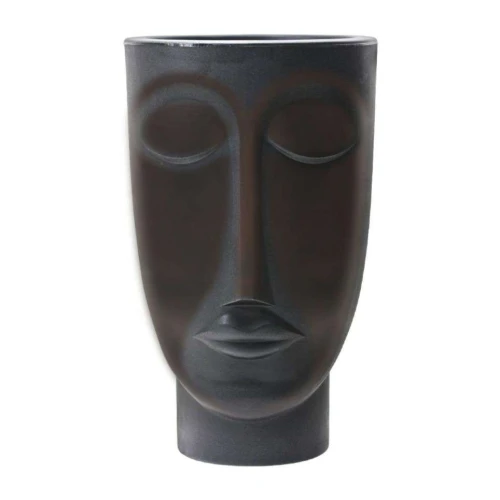 Vaso plástico face homem 48cm chocolate Nutriplan