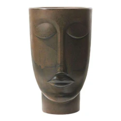 Vaso plástico face homem 48cm cobre Nutriplan