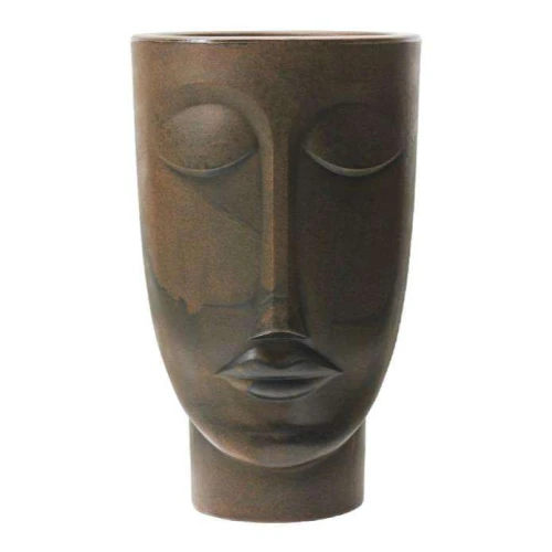 Vaso plástico face homem 48cm cobre Nutriplan