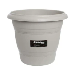 Vaso plástico redondo areia 28cm 08 litros 9000 Rischioto