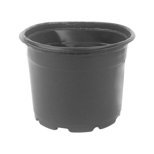 Vaso plástico redondo para muda holambra 07cm n°11 preto Nutriplan