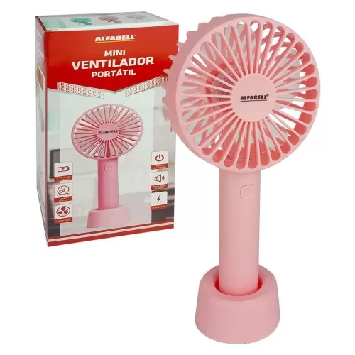 Ventilador portátil mini com suporte Alfacell